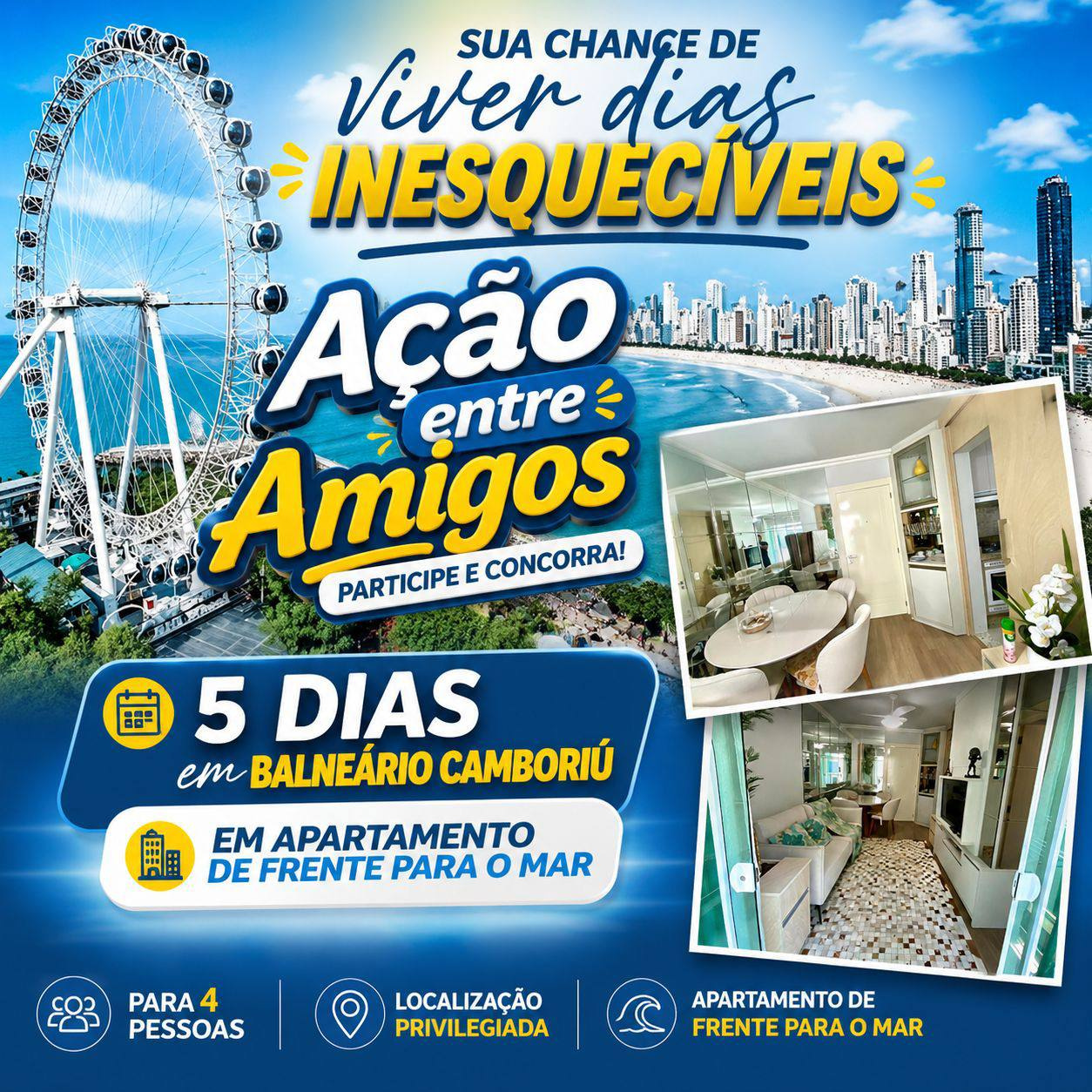 5 dias em balneario camburiu